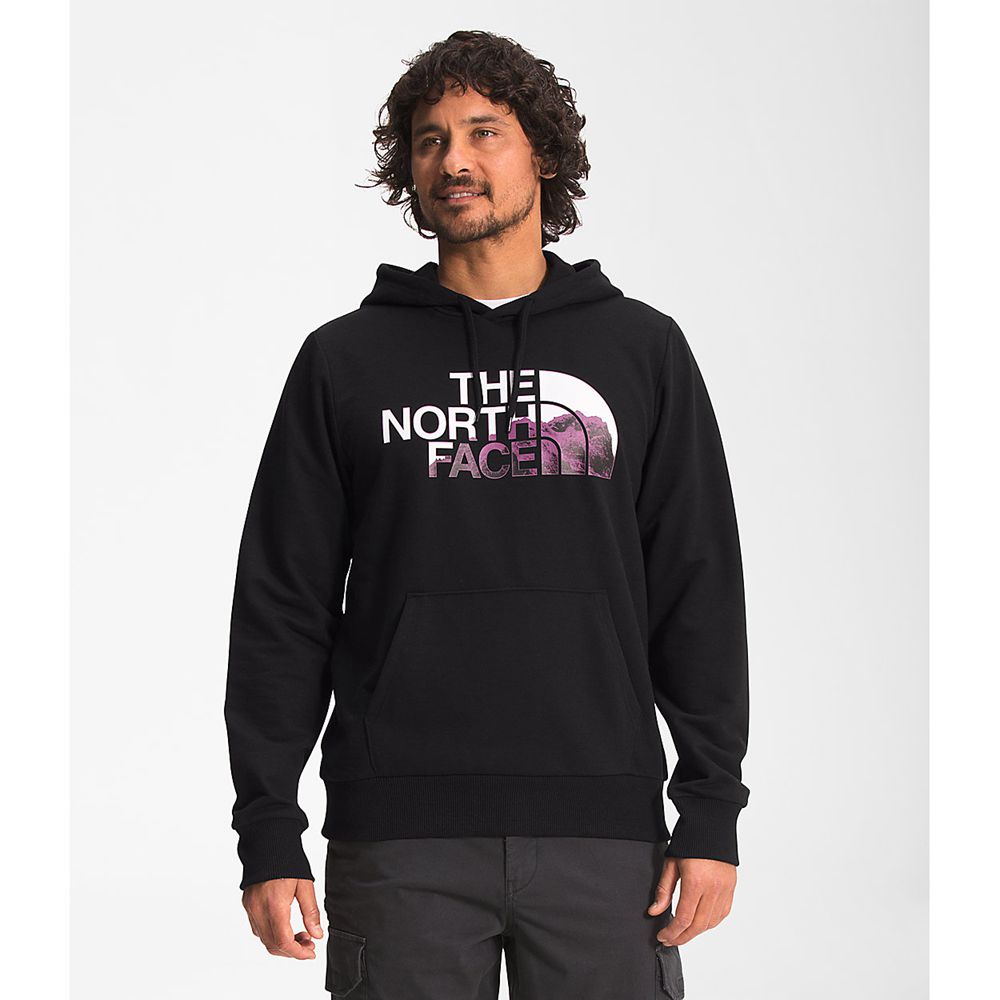 The North Face Hoodie Mens Australia - The North Face Logo Play Black (HVW-392861)